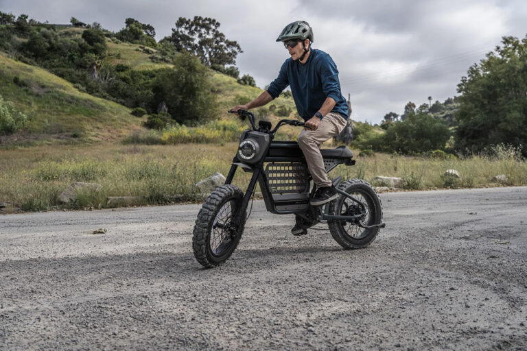 Ride1Up Revv1 DRT moped ebike riding