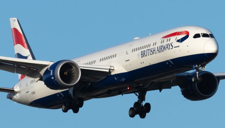 G ZBLE British Airways Boeing 787 10 Dreamliner 1